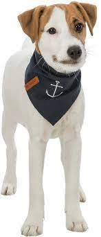 Trixie Be Nordic - Schalhalsband (dunkelblau, gemustert) für Hunde MEHRERE GRÖSSEN