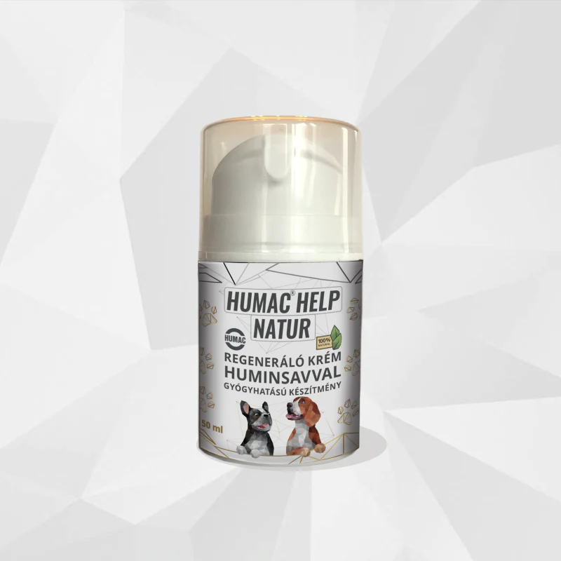 HUMAC® Help Natürliche Creme – Duftstofffreie, hautberuhigende Creme für Hunde und Katzen