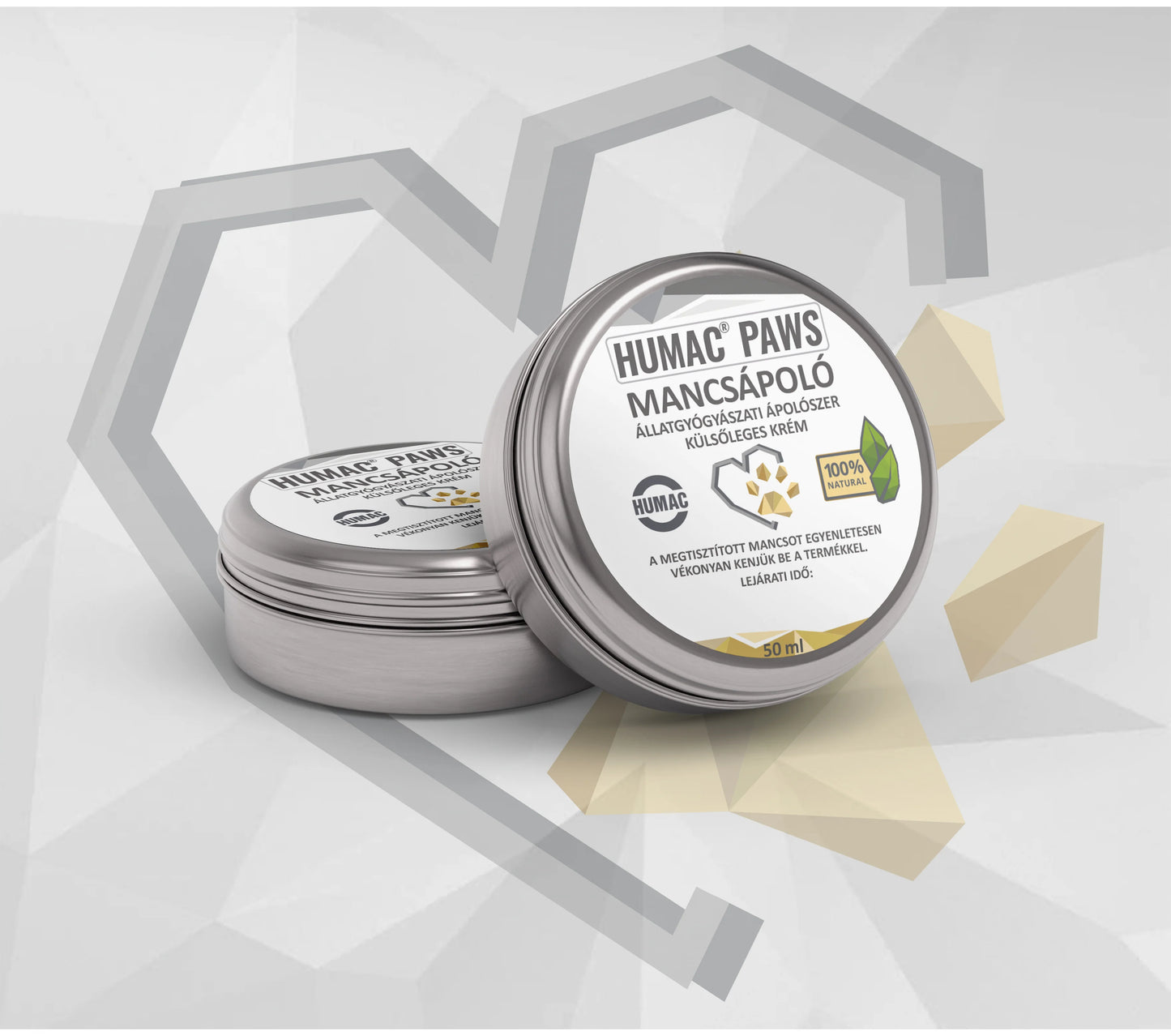 HUMAC® Paws – Natürlicher Pfotenschutzbalsam für unbeschwerte Schritte