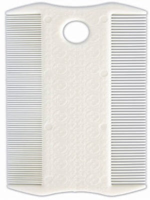 Trixie doppelseitiger Flohkamm - Kunststoff, weiß (9cm)