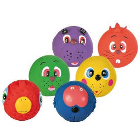 Trixie Faces Toy Balls - Ballspielzeug (verschiedene Formen) für Hunde (Ø6cm)