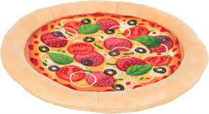 Trixie Pizza Plush, Toy - Plüschtier (Pizza) für Hunde (26cm)