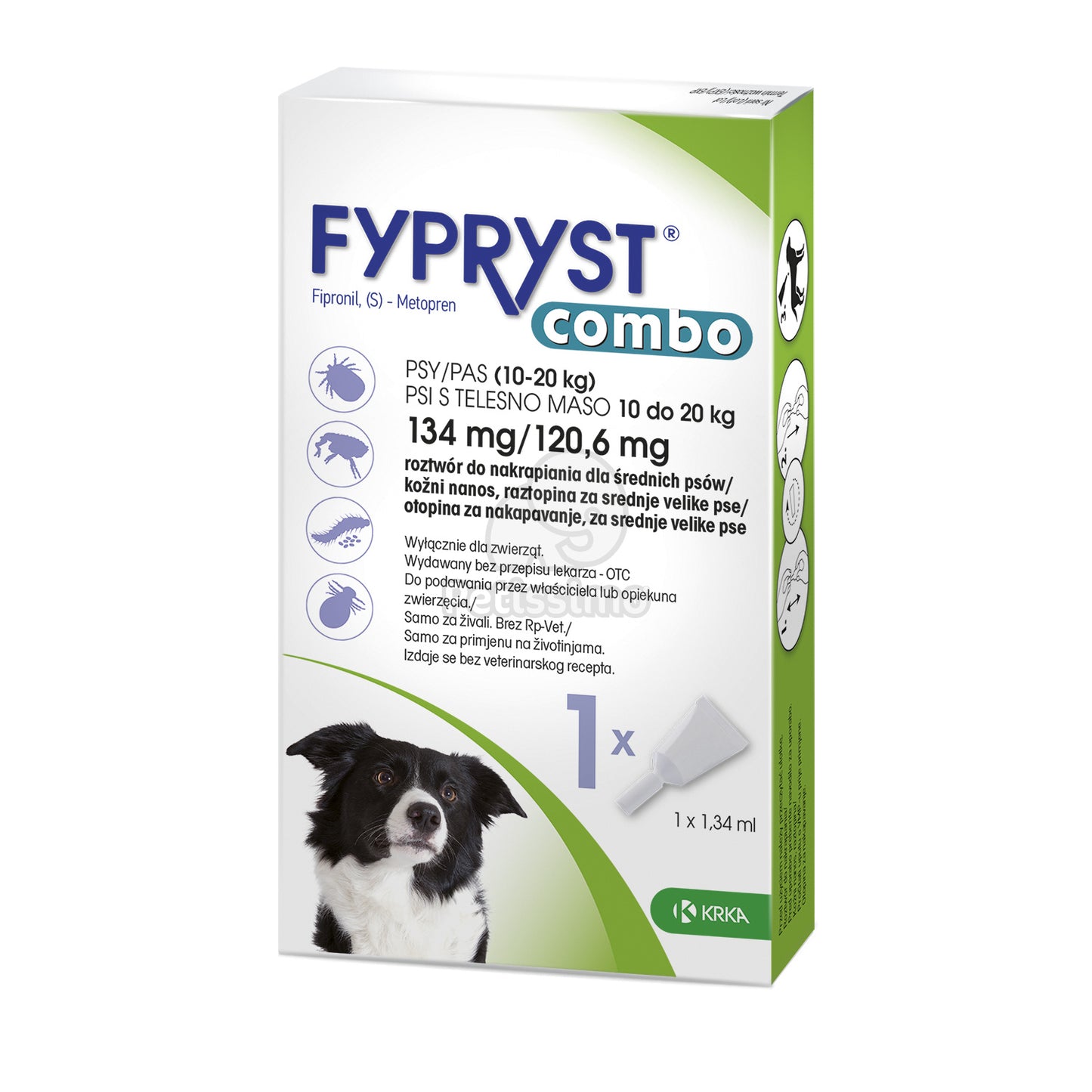 Fypryst Combo Spot-On Kutyáknak TÖBB MÉRETHEZ IGAZÍTVA