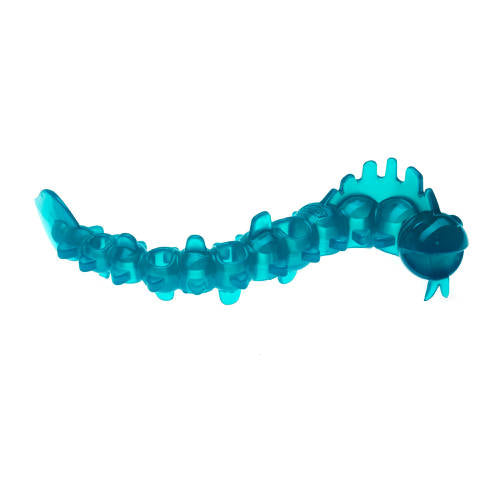 Comfy Snacky Worm - Leckerli-Spender-Spielzeug - blau