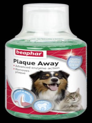 Beaphar Plaque Away Plaque-Entferner für Hunde und Katzen (250ml)