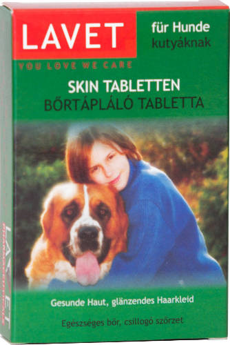 Lavet Skin Tabletten - Vitaminpräparat (hautpflegend) für Hunde 50g/50Stk. Tabl.