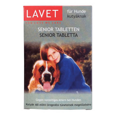 Lavet Senior Tabletten - Vitaminpräparat (Senior) für Hunde 45g/50Stk. Tabl.