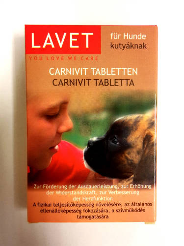 Lavet Carnivit Tabletten - Vitaminpräparat (Carnivit) für Sport- und Arbeitshunde 50g/50Stk. Tabl.