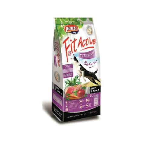 Panzi FitActive Trockenfutter IN MEHREREN GESCHMACKSRICHTUNGEN - Für ausgewachsene Hunde (15kg)