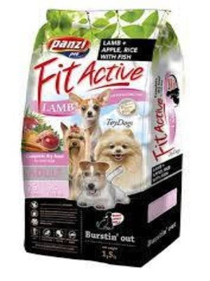 Panzi FitActive ToyDogs Hypoallergenes (Lamm) Trockenfutter – Für kleine erwachsene Hunde (1,5 kg)