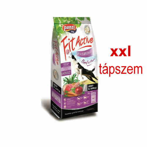 Panzi FitActive Trockenfutter IN MEHREREN GESCHMACKSRICHTUNGEN - Für ausgewachsene Hunde (15kg)