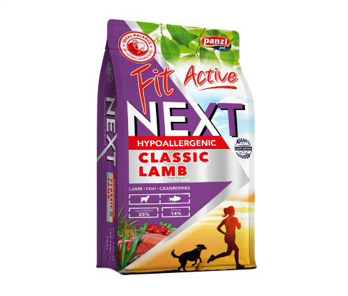 Panzi FitActive Next Classic Trockenfutter IN MEHREREN GESCHMACKSRICHTUNGEN – Für erwachsene Hunde mit Futtermittelallergien (3kg)