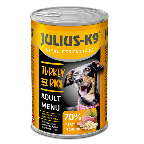 JULIUS K9 Dosenfutter (1240g) VERSCHIEDENE GESCHMACKSRICHTUNGEN UND VERPACKUNGEN