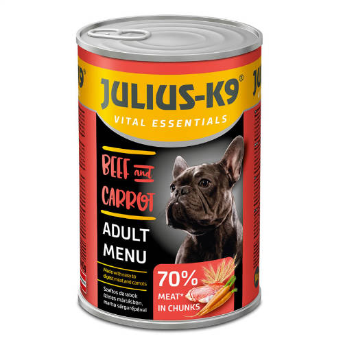 Julius K9 konzerv 1240g TÖBB ÍZ ÉS KISZERELÉS