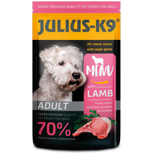 Julius-K9 Nassfutter für erwachsene Hunde (125g) IN MEHR GESCHMACKSRICHTUNGEN