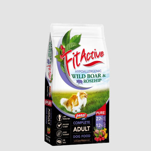 FitActive PURE Hypoallergenes Trockenfutter IN VERSCHIEDENEN GESCHMACKSRICHTUNGEN – für ausgewachsene Hunde (12kg)