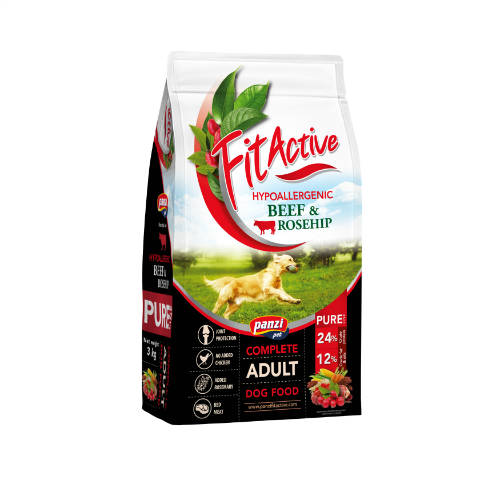 FitActive PURE Hypoallergenes Trockenfutter (3kg) – IN MEHR GESCHMACKSRICHTUNGEN