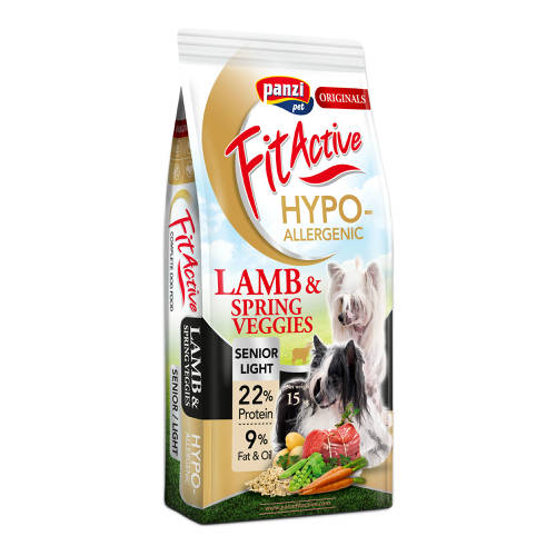 FitActive ORIGINALS PUPPY&amp;JUNIOR HYPOALLERGENES Lamm&amp;Frühlingsgemüse (15 kg) - FÜR MEHRERE ALTERSGRUPPEN
