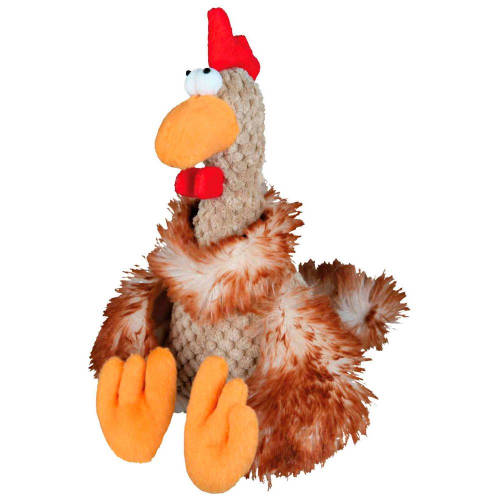 Trixie Rooster Plush Toy - Plüschtier (Hahn) für Hunde (22cm)