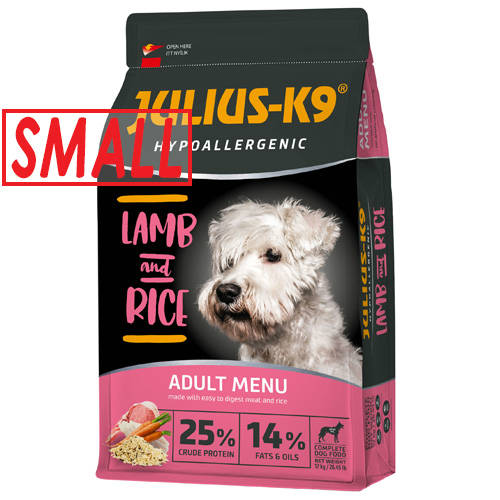 Julius K9 Hypoallergenes Trockenfutter MEHRERE GESCHMACKSRICHTUNGEN - Für erwachsene Hunde (3kg)
