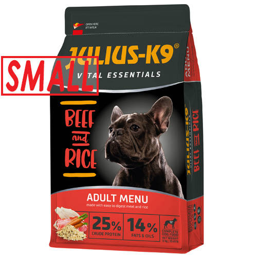 Julius K9 (Rind, Reis) Trockenfutter - Für erwachsene Hunde (3kg)