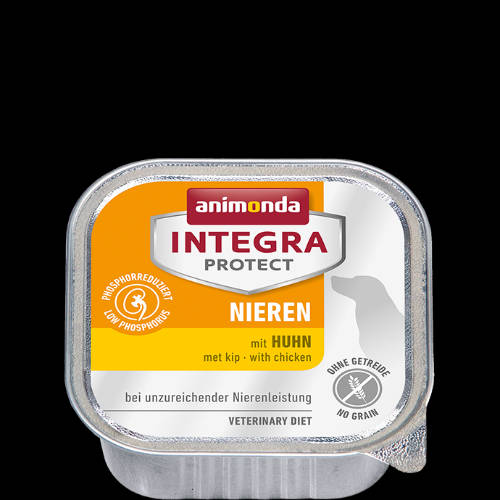 Animonda Integra Nieren (Huhn) im Blechnapf - Für nierenkranke Hunde (150g)