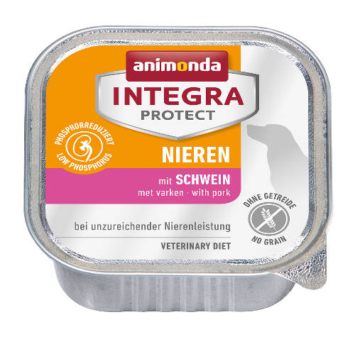 Animonda Integra Nieren (Schwein) in der Dose – Für nierenkranke Hunde (150g)