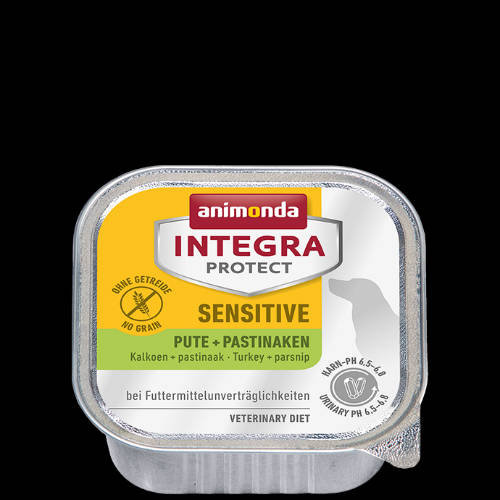 Animonda Integra Sensitive (Pute - Pastinake) im Blechnapf - Futter für Hunde mit Unverträglichkeiten (150g)
