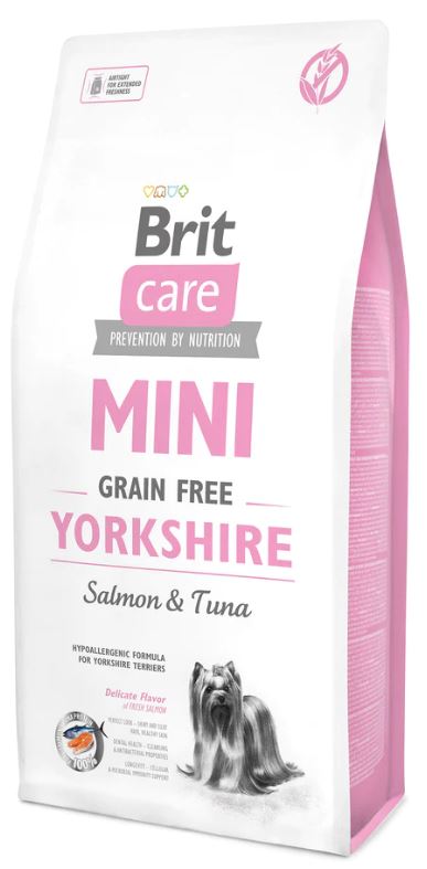 Brit CARE Mini YORKSHIRE 7kg Hypoallergenes Trockenfutter Lachs-Thunfisch