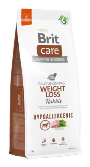 Brit CARE Diätfutter zur Gewichtsabnahme Kaninchenfleisch-Reis 12kg