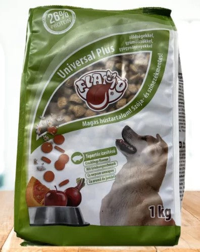 Flamó Plusz 1kg Száraztáp TÖBB ÍZBEN
