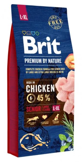 Brit Premium Senior L-XL Trockenfutter 15kg