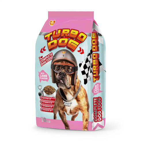 TurboDog Adult 10kg Száraztáp TÖBB ÍZBEN