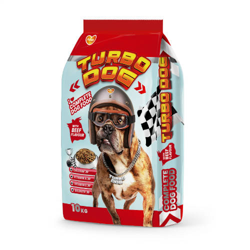TurboDog Adult 10kg Trockenfutter IN MEHR GESCHMACKSRICHTUNGEN