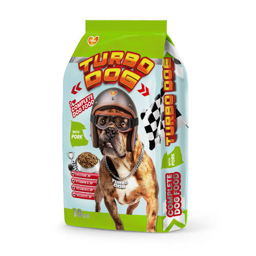 TurboDog Adult 10kg Trockenfutter IN MEHR GESCHMACKSRICHTUNGEN