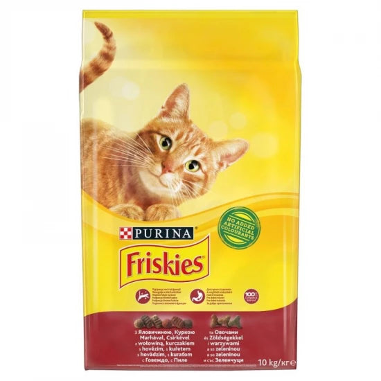 Friskies 10kg Macska Száraztáp TÖBB ÍZ ÉS KOROSZTÁLY