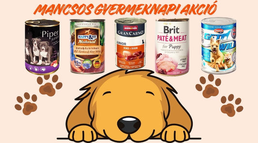 MANCSOS GYEREKNAPI KONZERV AKCIÓ