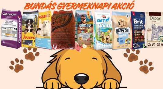 BUNDÁS GYEREKNAPI SZÁRAZTÁP AKCIÓ