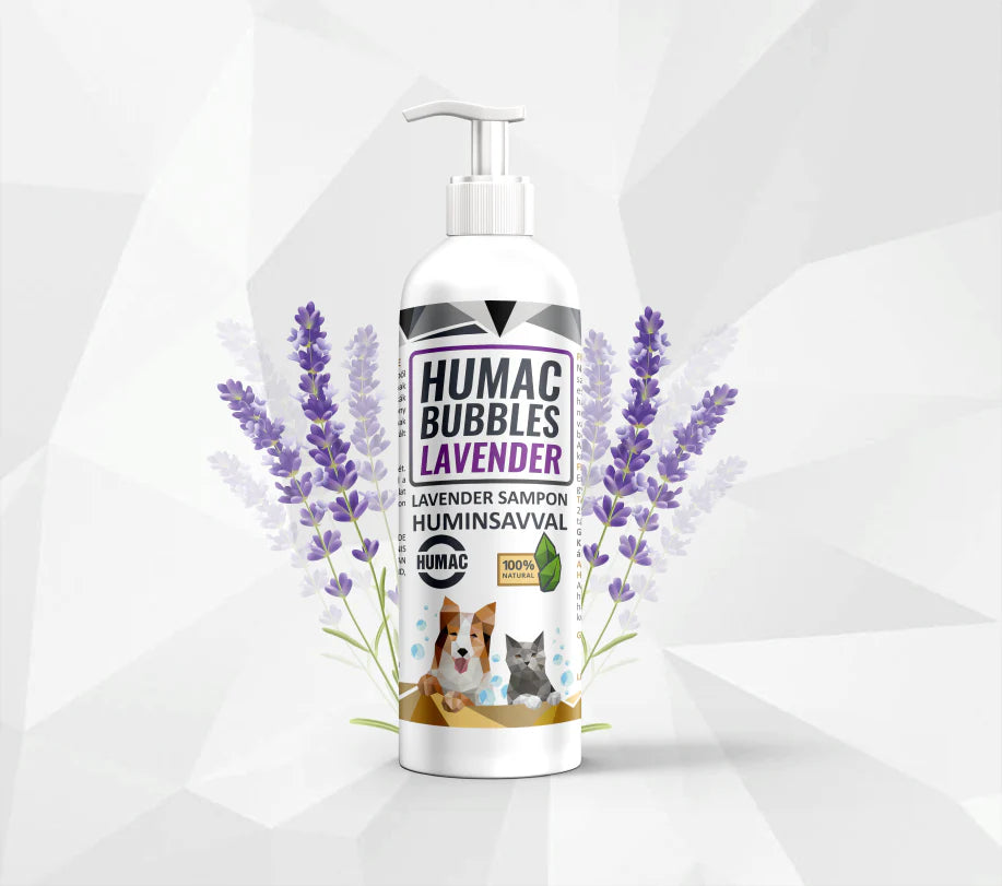 HUMAC® BUBBLES Shampoo – Aktiver Huminsäurekomplex für beruhigte Haut und glänzendes Fell