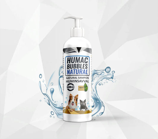 HUMAC® BUBBLES Shampoo – Aktiver Huminsäurekomplex für beruhigte Haut und glänzendes Fell