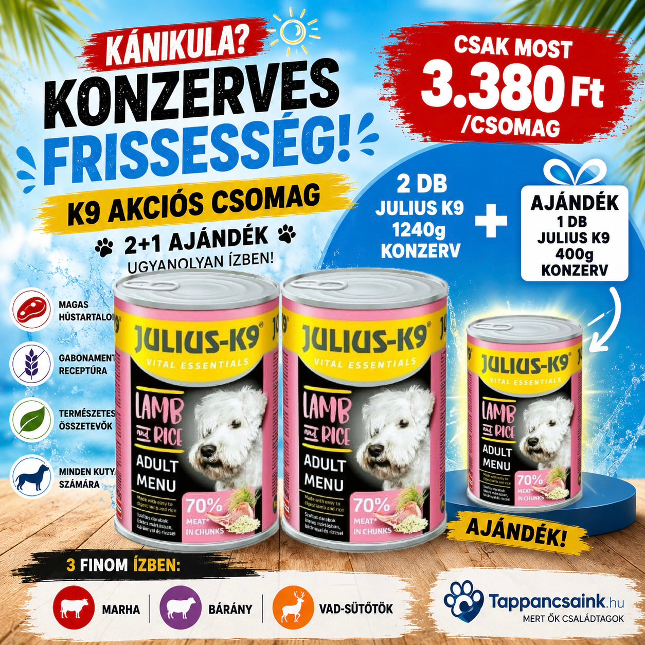 Julius K9 Csomag Akció!