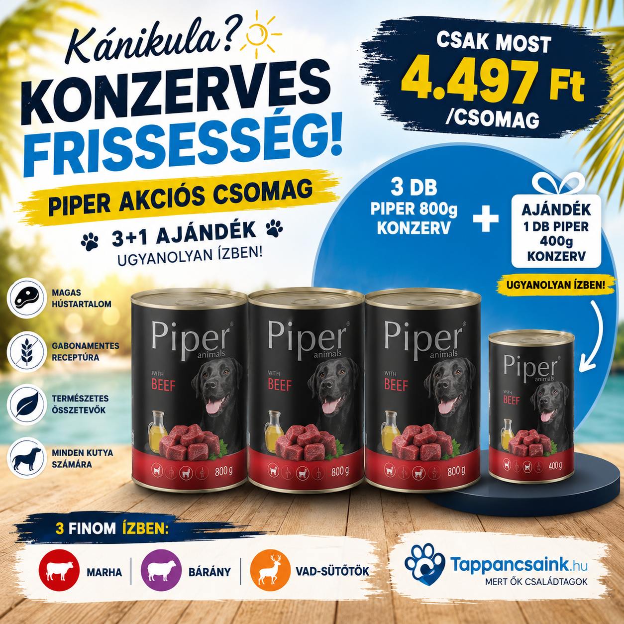 Piper 800g Csomag Akció!
