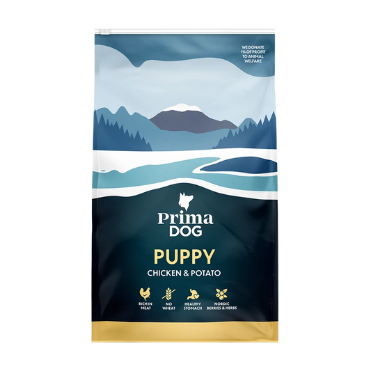 PrimaDog csirke burgonya szárazeledel kölyök kutyák részére 3kg