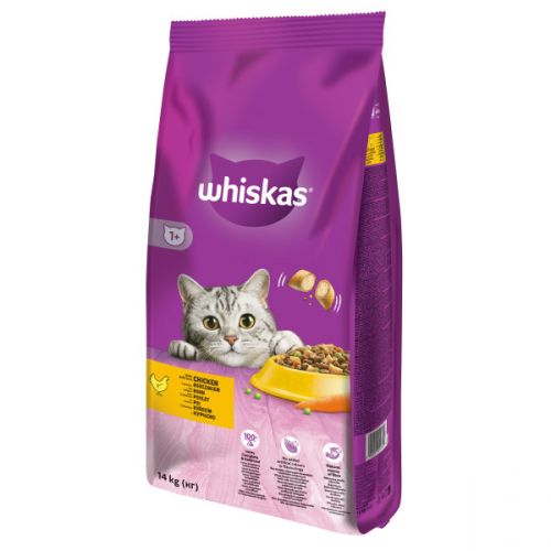 Whiskas 14kg Macska Száraztáp TÖBB ÍZ ÉS KOROSZTÁLY