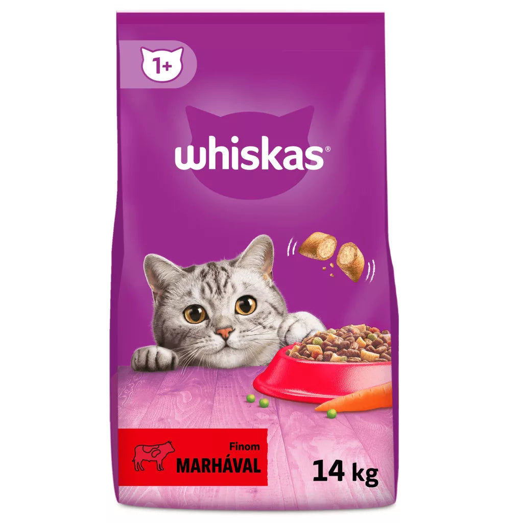 Whiskas 14kg Macska Száraztáp TÖBB ÍZ ÉS KOROSZTÁLY