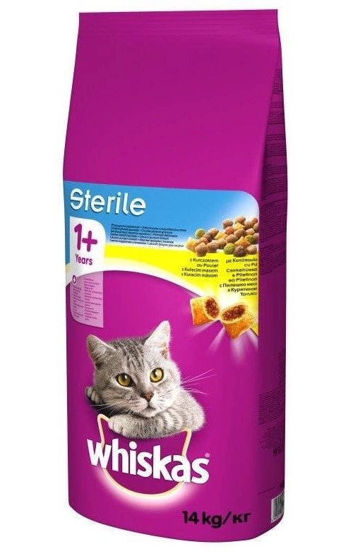 Whiskas 14kg Macska Száraztáp TÖBB ÍZ ÉS KOROSZTÁLY
